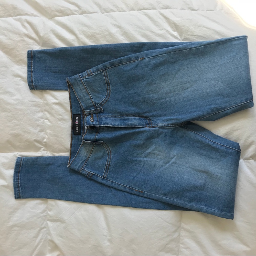 Fashion Nova Stretchy Skinny High Waisted Jeans